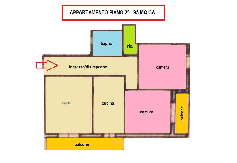 Appartamento in Vendita a Carrara Via Parma,
